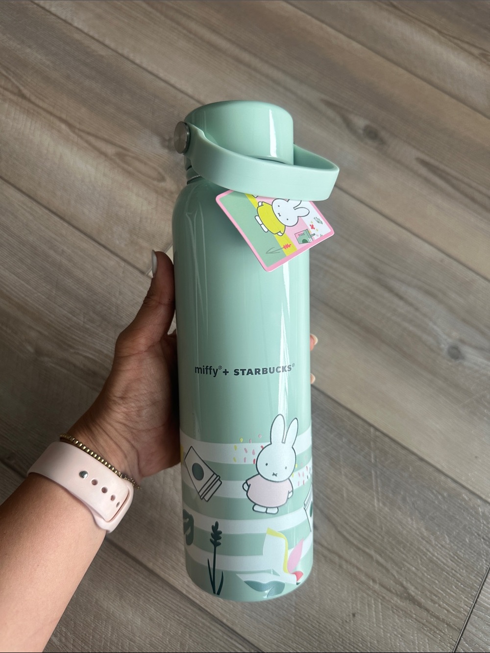2026 Starbucks Mint Green Miffy Stainless Bottle